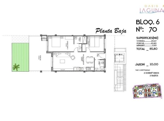 Guardamar del Segura (El Raso, Guardamar), Apartment #CQ-00-12280