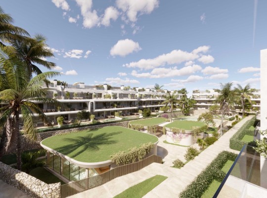 Moderní byty od 2kk až do 5kk, s velkými terasami a vyhřívaným bazenem, Estepona