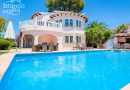 LARGE SEA VIEW VILLA WITH PRIVATE TENNIS COURT WALKING DISTANCE FROM MORAIRA TOWN CENTRE.