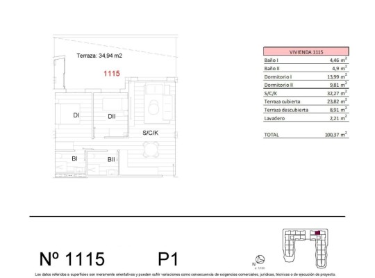 San Miguel de Salinas (Pueblo), Apartment #CQ-00-68102