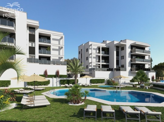 Modern apartments in Villajoyosa, near the beach