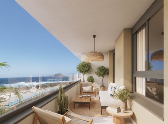 Nové luxusní apartmány v 1. linii u pláže, Corralejo, Fuerteventura